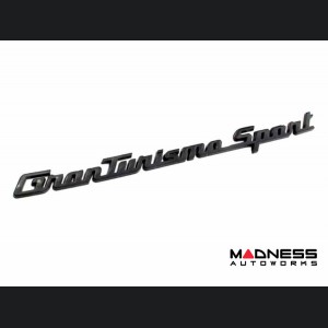 Maserati Custom Emblem - GranTurismo Sport - Gloss Black Finish